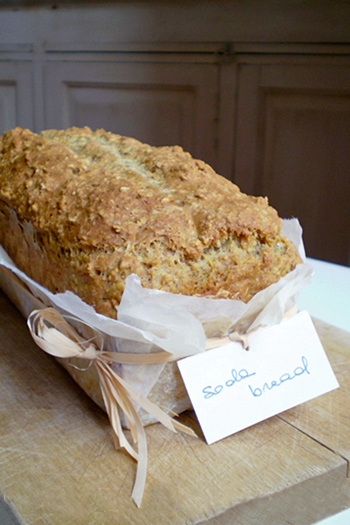 Soda bread all'avena