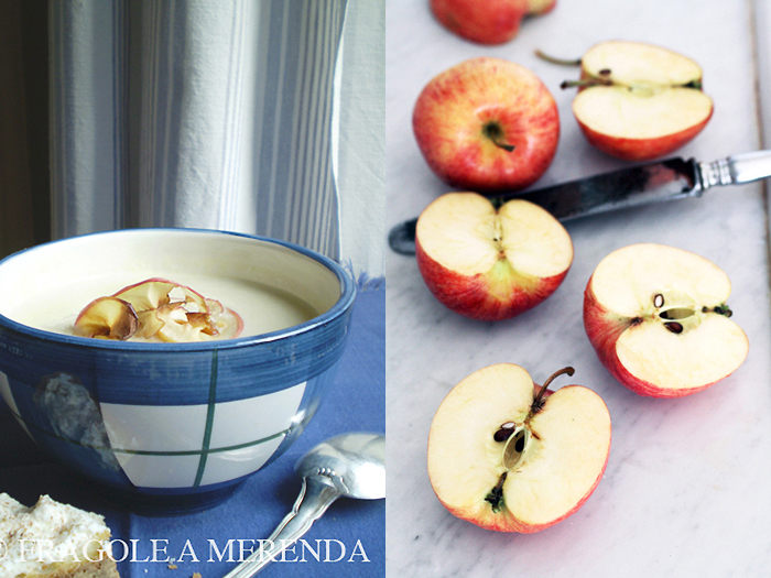 Vellutata Di Porri E Mela Rossa Fragole A Merenda