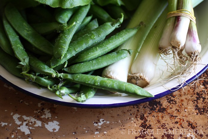 Vellutata di piselli con baccelli, ricetta di Sabrine d'Aubergin